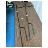 (2) Wrought Iron Shepherd Hooks