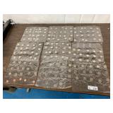 (160+/-) State Quarters & (6+/-)Lincoln Cents