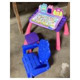 Plastic Kids Chair Table