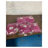 (5) NOS Bags Pink Beads