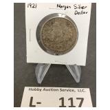 1921 Morgan Silver Dollar