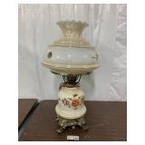 Vintage Hurricane Lamp Gone With The Wind Style