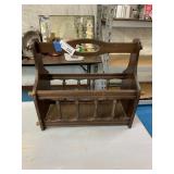 Wood Magazine Rack