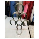 Hand Made Metal Horse Shoe Christmas Tree
