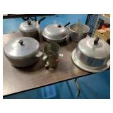 Vintage Aluminum, etc Kitchen Pots, etc