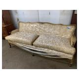 Vintage Sofa Queen Anne French Provincial Style