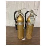 (2) Fire Extinguishers (1 - Discharged)