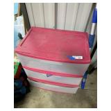 Plastic 3 Tier Storage