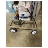 Wagon & Electric Hedge Trimmer