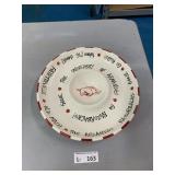 Arkansas Razorback Chip & Dip Server