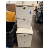 (2) 2 Drawer Cabinets