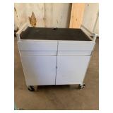 Rolling Metal Cabinet