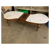 Vintage Louis XV Style Marble Console Table