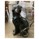 Vintage MCM Black Panther Ceramic