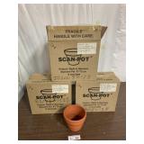 (2 Full Cases - 1 Partial) 5" Flower Pots
