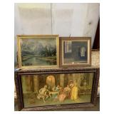 (3) Vintage Wall Art