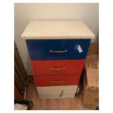 Red, White, & Blue Chest Drawer