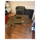 Vintage Folding Sewing Table