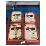 Vintage Coca-Cola Metal Serving Trays