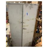 Metal Cabinet & Contents