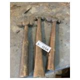 (3) Ball Peen Hammers