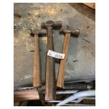 (3) Ball Peen Hammers