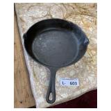 Vintage Cast Iron Hammered Skillet
