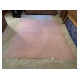 Vintage Quilt "Feedsack " "Diamond Pattern"