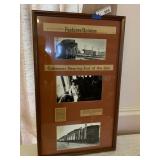 1986 Framed News Clippings Cabooses End