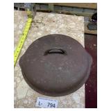 Vintage Cast Iron Griswold Self Basting Lid #8