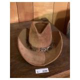 Vintage Resistol "Ranchman" Cowboy Hat Corduroy