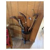 Walking Canes w/ Stand Holder