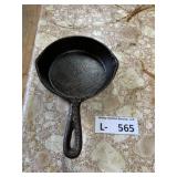 Vintage Cast Iron Hammered Mini Skillet