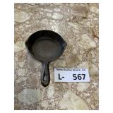 Vintage Cast Iron Hammered Skillet Mini