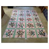Vintage Quilt "Scrappy Star"