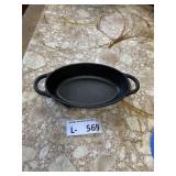 Vintage Cast Iron Mini Oval Skillet Pioneer Woman