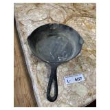 Vintage Cast Iron Hammered Skillet