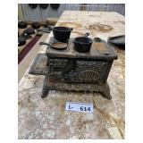Antique Rival Cast Iron Miniature Stove