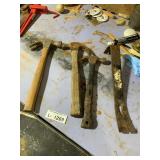 (3) Hammers & Pry Bar