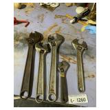 (5) Crescent Wrenches
