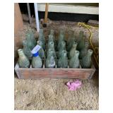 Vintage Pepsi Crate w/Mixed Bottles