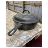 Antique Cresent FDy Ozark Chicken Fryer w/Lid