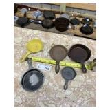 (5) Small Cast Iron Mini Skillets