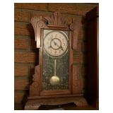 Vintage Mantle Clock Gingerbread