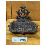 Vintage Cast Iron Soap Dish Holder