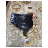 Metal Chicken Candle Holder Decor