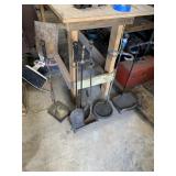(4) Fire Place Toll Holders & a Few Scoops