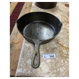 Vintage Cast Iron Hammered #8 Chicken Fryer