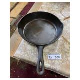 Vintage Cast Iron Hammered Skillet