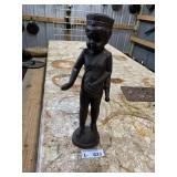 Cast Iron Figurine Boy